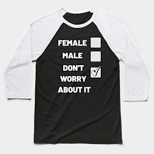 Gender Checklist Baseball T-Shirt